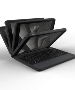 ZAGG Rugged Book Detachable Case and Magnetic-Hinged Keyboard for iPad Air, iPad Air 2, & iPad 9.7 inch, - Multi-Device Bluetooth Pairing, Backlit Keyboard - USB-C to USB-C Cable Included (Black) 14 71KTK33W9LL