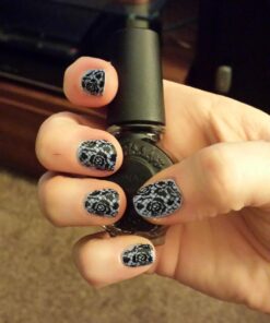 Konad Nail Art Stamping Polish, Black Pearl 31 71KUJ36gdiL