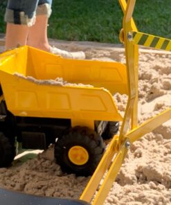 Funrise Tonka Steel Mighty Dump Truck, Yellow, Black, 10.25" x 16.75" x 7.75" (902050AZ01) Single Frustration-Free Packaging 38 71KVetZoRFL 1