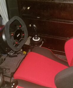 OpenWheeler GEN3 Racing Wheel Simulator Stand Cockpit Red on Black, Video Game Controller, Fits All Logitech G923, G920, Thrustmaster, Fanatec Wheels, Compatible with Xbox One, PS4, PC Platforms. 56 71KW1Tq67kL 1