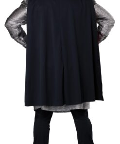 Men's Medieval Knight Costume Small/Medium Black,silver,red 19 71KWmTunAsL