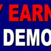 Why Earn It? Vote Democrat - Funny Political Bumper Sticker Decal 8.5" x 2.75"