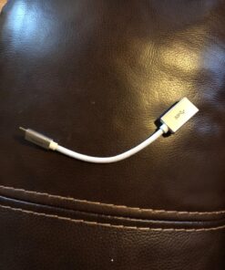 Syntech USB C to USB Adapter, 2 Pack USB C to USB3 Adapter,USB Type C to USB,Thunderbolt 3 to USB Female Adapter OTG Cable Compatible with iPhone 15 Pro Max, iPad Air 2020, MacBook Pro, Air and More White 25 71KXeCPcOPL