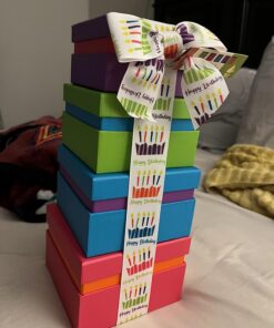 Broadway Basketeers Gourmet Chocolate Food Gift Basket Tower for Birthdays – Curated Snack Box, Sweet and Savory Treats for Parties, Best Wishes, Birthday Presents for Women, Men, Mom, Dad, Her 27 71KYCX9tML