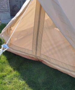 S'more Canvas Glamping Tent, 4 Season Family Camping Tent for 3/4/6 Person, Waterproof, Windproof, and Weather Resistant Tent for Family Glamping, Car Camping, Outdoor Party Cabin Tent(6.9ft x 8.5ft x 4.9ft) 49 71KYZPpUhpL