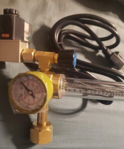 VIVOSUN Hydroponics CO2 Regulator Emitter System with Solenoid Valve Flowmeter for Grow Room Grow Tent Garden House Aquarium 50 71KZPMrp1 L