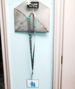Festival Tribal Stripe - Soft Printed ID Neck Lanyard One Size Festival 8 71KahH13ZL