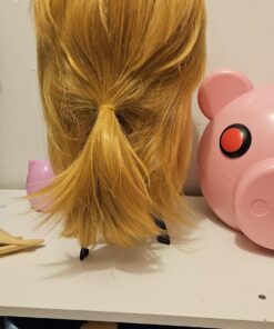 Linfairy Short Blonde Wig Halloween Cosplay Wig For Men Braid with 2 Elf Ear 39 71Kamcr7FrL