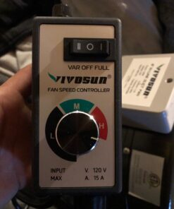 VIVOSUN Variable Fan Speed Controller, Speed Adjuster for Inline Duct Fan in Ventilation System Power Cord 35 71KaoJBfVL