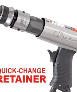Ingersoll Rand 114GQC Air Hammer - 3 PC Chisel Set with Tapered Punch, Panel Cutter, Flat Chisel, 2-5/8 Inch stroke, 3500 BPM, Lightweight, Compact, Gray 23 71KbKCZbJLL