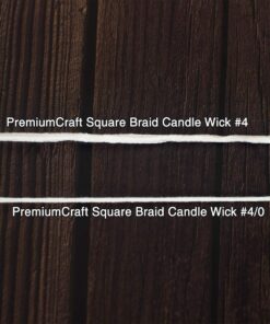 Alternative view of PremiumCraft Square Braid Cotton Candle Wick - #4
