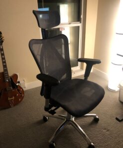 SIHOO M57 Ergonomic Office Chair with 3 Way Armrests Lumbar Support and Adjustable Headrest High Back Tilt Function Grey 42 71KcMZa4drL