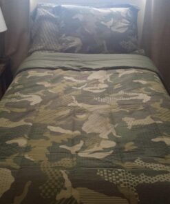 Dream Factory Boys Army Green Desert Camo Comforter Set, Multi, Twin 35 71KcgpnjNdL