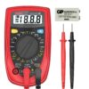 Etekcity Digital Multimeter, AC DC Voltmeter Amp Volt Ohm Current Meter, Electrical Voltage Outlet Circuit Tester With Continuity Resistance Diode Test ,Two Build-In Ceramic Fuses, Red, MSR-R500 17 71KeZNnypZS