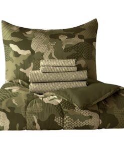 Dream Factory Boys Army Green Desert Camo Comforter Set, Multi, Twin 22 71KeyLhPF7S 1