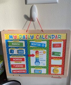 Melissa & Doug My First Daily Magnetic Activities Calendar For Kids, Weather And Seasons Calendar For Preschoolers and Ages 3+ (Pack of 1) 36 71KfG1i5TL