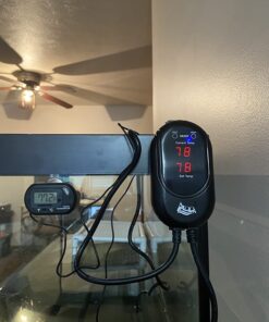 ZACRO 2 Pack Digital Aquarium Thermometer, Fish Tank Thermometer, Water Thermometer with Large LCD Display,Reptile Thermometer for Fish Tank Water Terrarium 41 71KfLDgl0pL