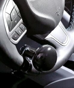 Vehicle Steering Wheel Spinner Knob - Zone Tech Suicide Classic Black Premium Quality Steering Wheel Spinner with Power Handles Universal Fit 21 71KfqsLs cL