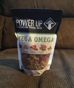 Power Up Premium Trail Mix - Mega Omega Trail Mix 14oz, Gluten Free, Vegan, Non-GMO 14 Ounce (Pack of 1) 37 71KftbI8iHL
