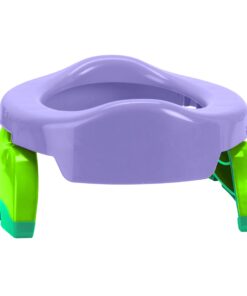 Kalencom Potette Plus 2-in-1 Travel Potty and Trainer Seat - Dual-Purpose Potty Training Toilet Seat - Portable Potty for Toddler Travel - With Durable, Lock-In Legs and Splash Guard - LIlac 26 71KgBFezUNL
