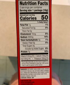 Jack Link's Beef Jerky, Original - Flavorful Meat Snack for Lunches, Ready to Eat - 7g of Protein, Made with Premium Beef - 0.625 Oz Bags (Pack of 5) 0.625 Ounce (Pack of 5) 27 71KhTVUHreL