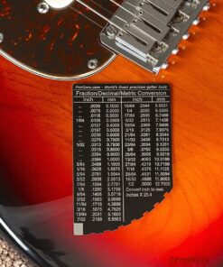 FretGuru 8-in-1 String Action Gauge Guitar Fret Ruler Precision Fret Rocker - Precise CNC Machined, Diamond Honed, Polished Edge Guitar String Height Gauge - Luthier Tool with Thick Leather Case inch 29 71KhtMu0iyL