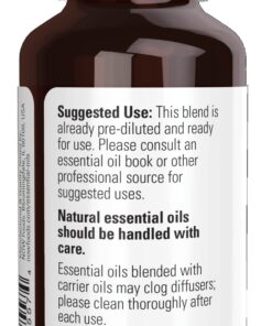 NOW Essential Oils, Jasmine Absolute Oil Blend, 7.5% Blend of Pure Jasmine Absolute Oil in Pure Jojoba Oil, Romantic Aromatherapy Scent, Vegan, Child Resistant Cap, 1-Ounce 11 71Khw73yPsL