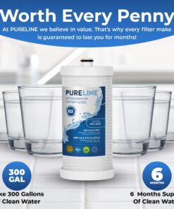 Pureline WFC1B Replacement for Frigidaire WFC1B, PureSource NGRG 2000, Refrigerator Water Filter - Reduces Bad Taste & Odor 17 71KhzJCLaRL