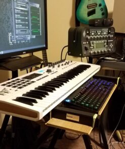 Knox Gear Heavy Duty Z-Style Keyboard Stand - Sturdy Height & Width Adjustable Keyboard Stand - Professional Digital Keyboard Piano Stand or Synth Stand - Piano Keyboard Stand 88 Key or Smaller 31 71Ki30VtIBL