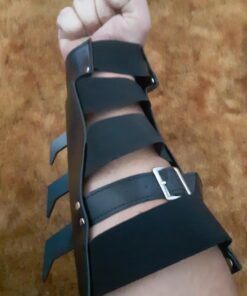 BladesUSA YC-709 Martial Arts Arm Cuff with Metal Spikes, Black, 9-1/2-Inch Length 23 71KiTeDMvL