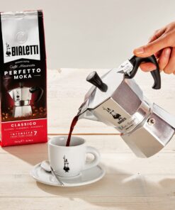Bialetti - Moka Express: Iconic Stovetop Espresso Maker, Makes Real Italian Coffee, Moka Pot 3 Cups (4.3 Oz - 130 Ml), Aluminium, Silver 3-Cup Aluminum Silver 24 71Kin1lkqTS