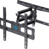 TV Wall Mount Full Motion Articulating Swivel Extension for Most 26-65 Inch Flat Curved TVs with Max VESA 400x400mm up to 88lbs, Wall Mount TV Bracket fits 12,16 inch Wood Stud by Pipishell 15 71KitvfUKL