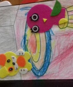 Melissa & Doug On the Go Felt Friends Craft Activity Set With 188 Felt Stickers - Arts And Crafts, Stocking Stuffers, Travel Activities For Kids Ages 4+ 29 71KjfmZZ 0L