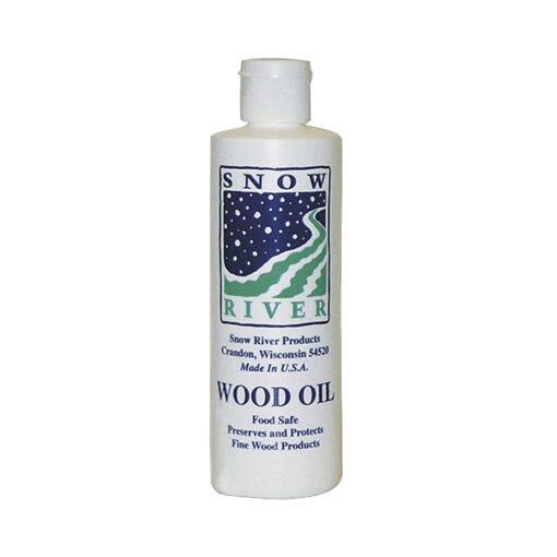 Snow River USA Wood Oil for all wood type cutting boards, 8 oz