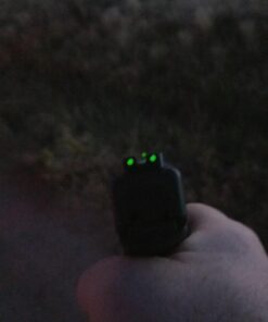 TRUGLO TFX PRO Handgun Sight | Compact Snag-Free Durable Shock-Resistant Glowing Tritium & Fiber-Optic Xtreme Night Sight for Handguns Glock High Set 61 71KlOmxulKL 2