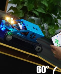 Yahboom Raspberry Pi Robot Tank Chassis AI 2DOF Camera Starter Kit Python Programmable Electronic Science Project DIY G1 Tank STEM Smart Car Robotic Kit for Kids Teens G1 Tank Without Pi 39 71KlP8cQosL