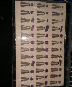 Kootek 42pcs Piping Bags and Tips Set, Cake Decorating Supplies Kits for Baking with 36 Numbered Frosting Icing Tips, 2 Reusable Pastry Bags, Easy Carry Storage Box and Other Baking Tools 43 71KlWKsHbeL