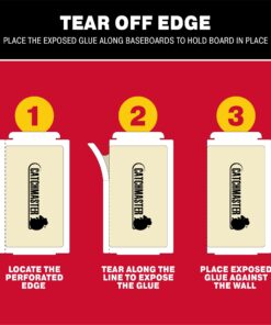 Catchmaster Mouse and Insect Glue Boards, 75-Pack Mouse Traps Indoor for Home, Sticky Pest Control Adhesive for Catching Bugs, Rats & Rodents, Non Toxic Bulk Glue Traps Standard 21 71KllM21L5L 1