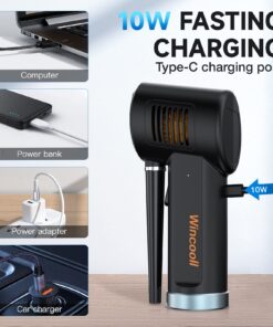 Air Duster for Computer Keyboard Cleaning - Cordless, Rechargeable 6000mAh Battery,Powerful Brushless Motor and 10W Fast Charging Air Duster Compressed Air TAD03 13 71KlwCxtNOL