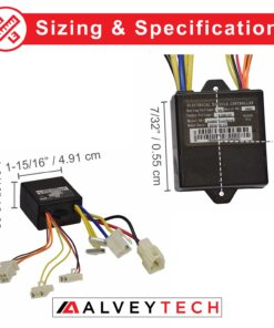 Razor E100 Scooter 24 Volt Controller - with 7 Connectors for Razor E100 and E125 (Versions 10+), E150 (Versions 1+), E175 (Versions 18+) Razor Part #W13111612015 9 71KnR9PBCHL