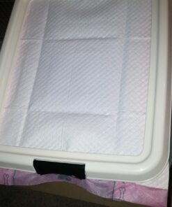 IRIS USA Small Pet Training Pad Holder, Dark Gray 17"x17" 48 71KnSMC8WL