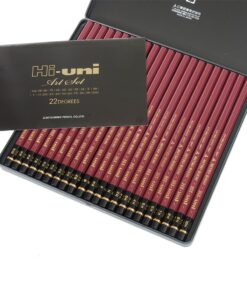 Uni Hi Wooden Pencil Art Set - 10B to 10H - Box of 22 (HUAS) 1 26 71Knbt1LlL