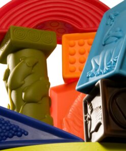 B. toys- Alphabetical Sort & Stack Developmental Baby Blocks- 26 soft blocks for kids & babys- Elemenosqueeze- 6 months + Baby Blocks Set 1 34 71Ko6Y3EoGL 1