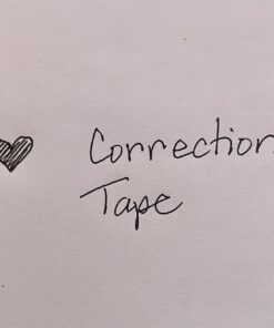 Vobou Whiteout Correction Tape, Easy To Use Applicator for Instant Corrections Correct Wrong Writing At Any Time, For school, Office (Red and Blue, 12pack, 6M/256" x 0.2") Blue/Red 38 71KoWiUXE1L