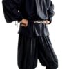 ThePirateDressing Medieval Renaissance Pirate Captain Cottuy Pants Costume Small-Medium Black Rayon Fabric (Design# 1015) 26 71Kopu6N 6L