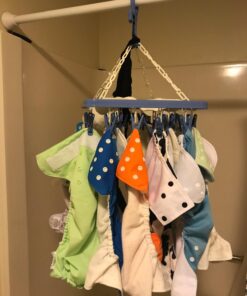 Whitmor Clip and Drip Hanger - Hanging Drying Rack - 26 Clips,Blue 31 71KpHPXMn4L