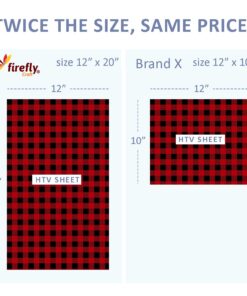 Firefly Craft Glitter Pink HTV - Heat Transfer Vinyl - Iron On Fabric Sheets for Shirt Transfers - HTV Vinyl for Cricut - Heat Press Vinyl - Single Colors or Bundle Multipack- 1 Piece (12" X 20") 1 sheet 15 71KpXP2VTcL 1