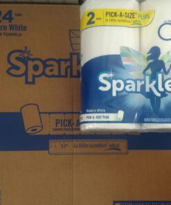 Sparkle Paper Towels, 24 = 47 Regular Rolls, Modern White, Pick-a-Size Plus 26 71Kq3VrN8L