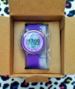 cofuo Kids Digital Sport Waterproof Watch for Girls Boys, Kid Sports Outdoor LED Electrical Watches with Luminous Alarm Stopwatch Child Wristwatch Purple 32 71KqQSGNppL