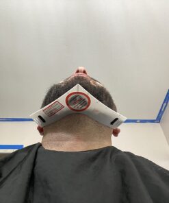 Aberlite FlexShaper - Beard Shaper Neckline Guide - Hands-Free & Flexible, The Ultimate Shaping Template, Trimmer, Lineup Stencil Kit beard liner tool outliner (White) White 31 71KqzvCF9ML